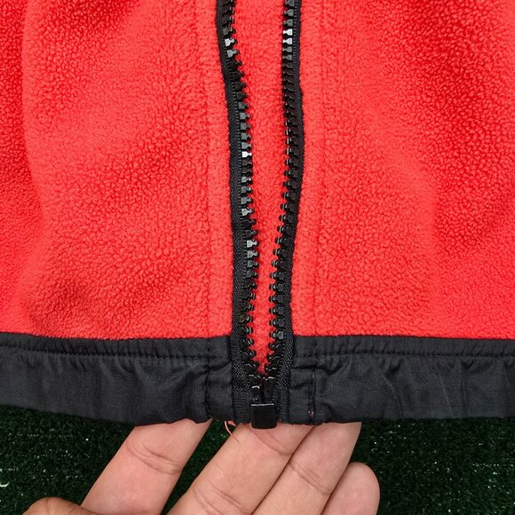 Georgia Bulldogs Jacket Mens Medium Black Red NCAA Football Flaw No Zipper - Picture 4 of 13